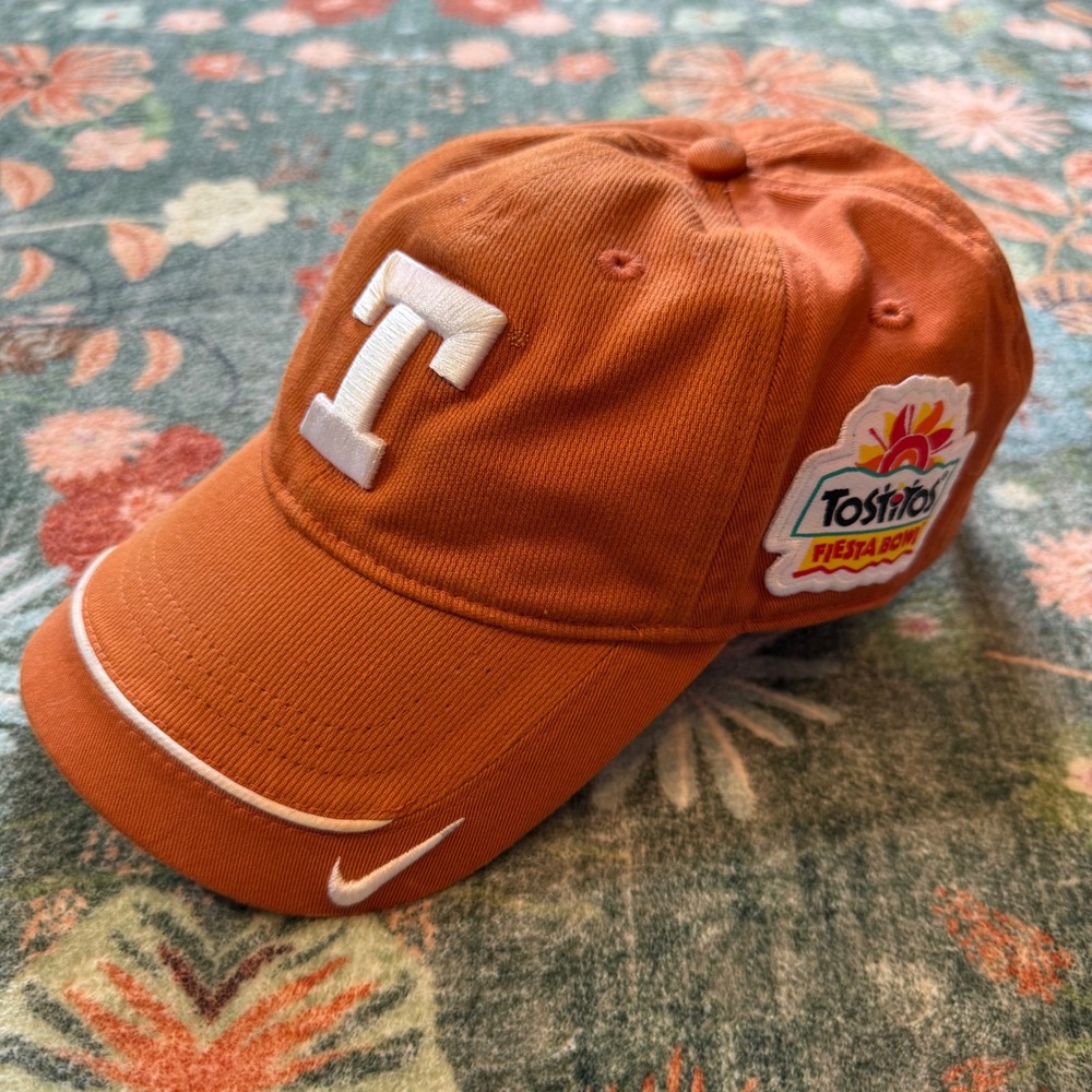 Nike Texas Longhorns‎ Tostitos Fiesta Bowl Hat Orange Adjustable Cap NCAA UT